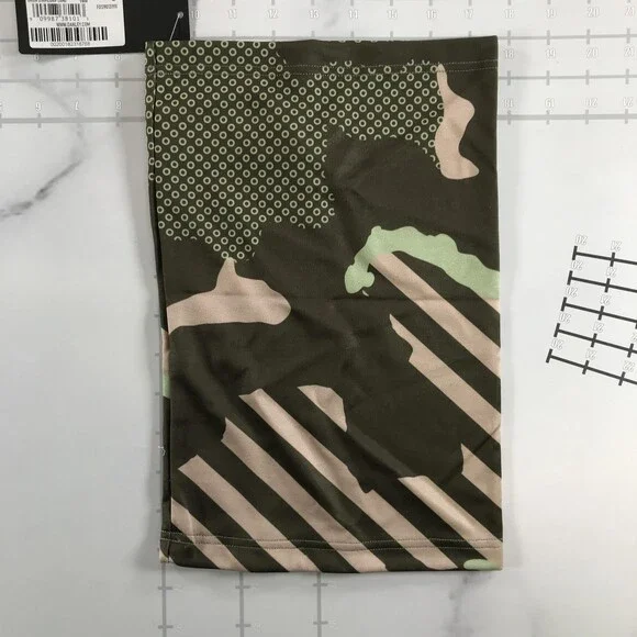 Oakley Neck Gaiter Mens One Size Green Camo Stripe Factory Pilot Neck Warmer - Picture 3 of 9